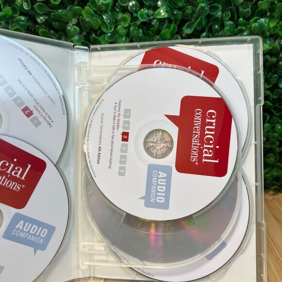 Crucial Conversations CD Audiobook Audio Companion Vital Smarts 6 CD Set - Picture 5 of 7